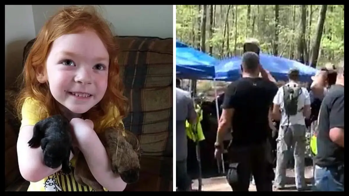 Hundreds Of Rescuers Go Searching For Missing Girl Until They Hear A Familiar Bark From The Woods